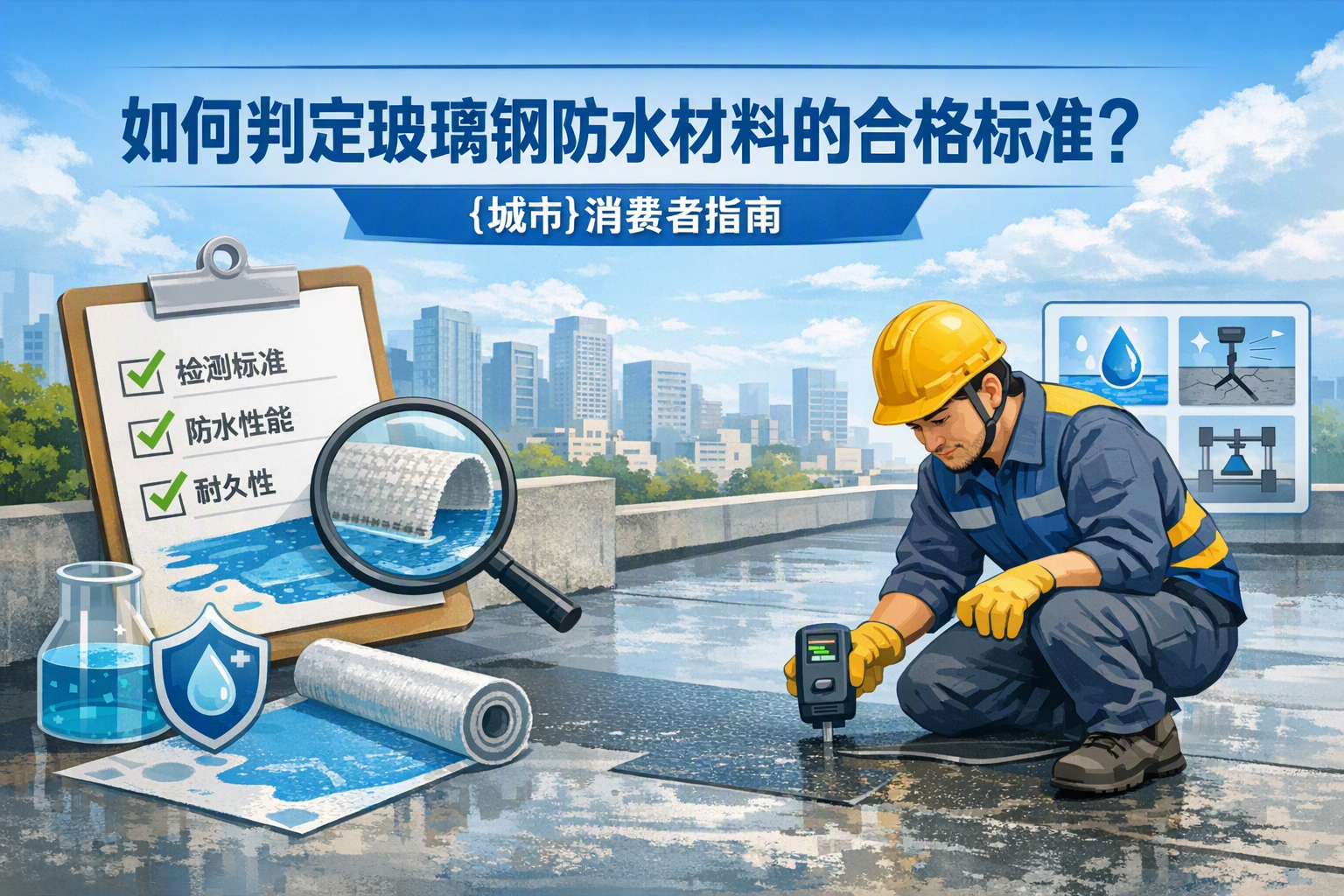如何判定玻璃钢防水材料的合格标准？ 百色 消费者指南