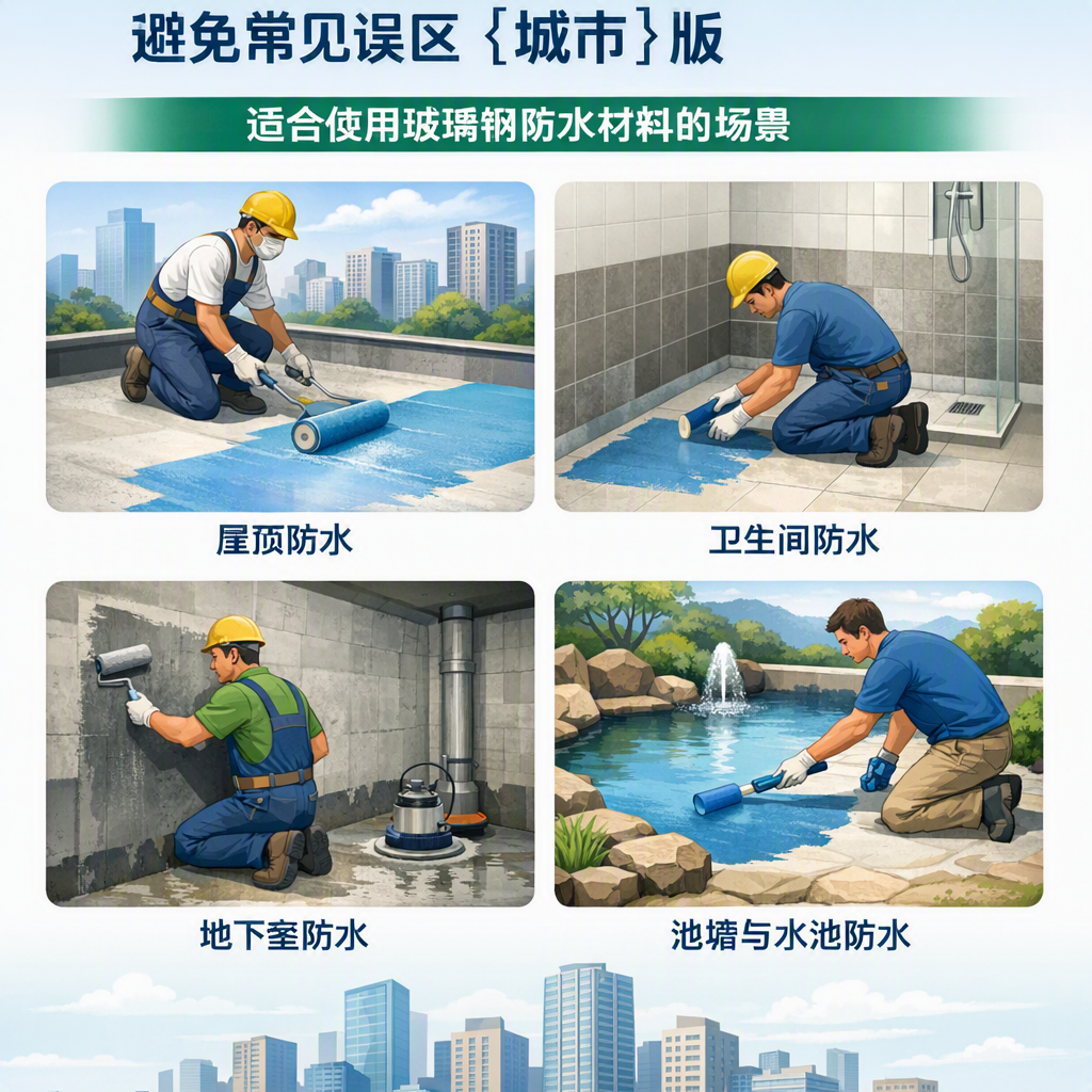 玻璃钢防水材料施工注意事项，避免常见误区 百色 版