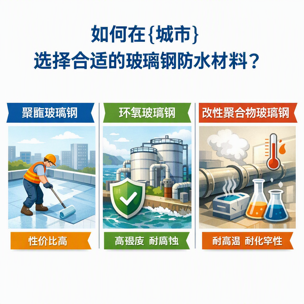 如何在百色选择合适的玻璃钢防水材料？