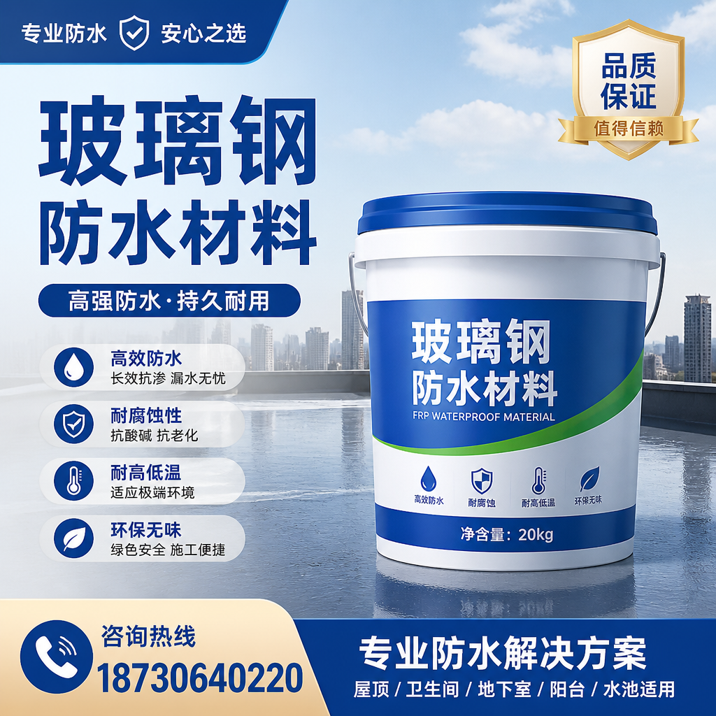 了解玻璃钢防水材料的市场趋势，百色 企业不可不知